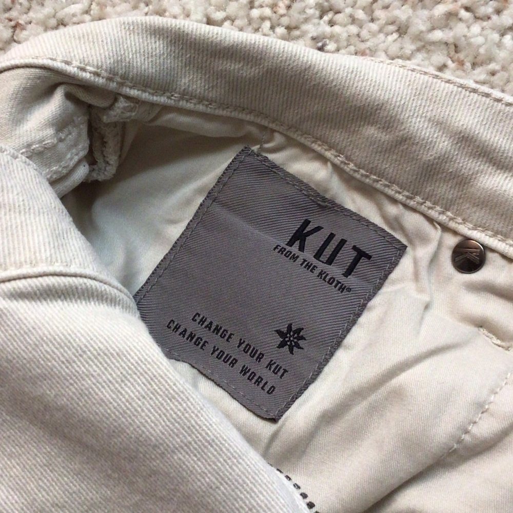 Kut from the Kloth Ashley Cream Barrel Jeans - Picture 14 of 16